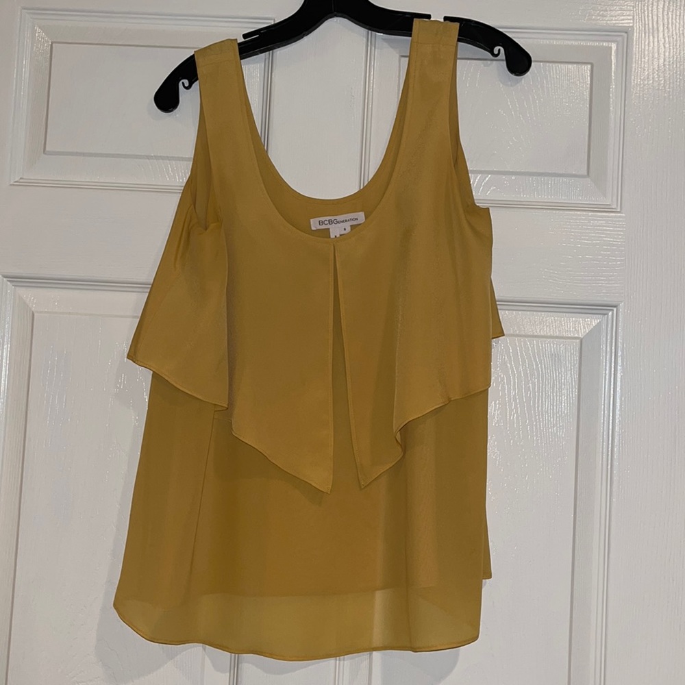 BCBGeneration Mustard color tank